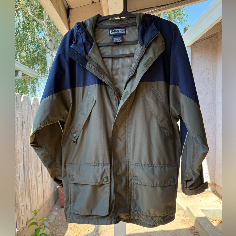 Lands' End Men's Raincoat Shell